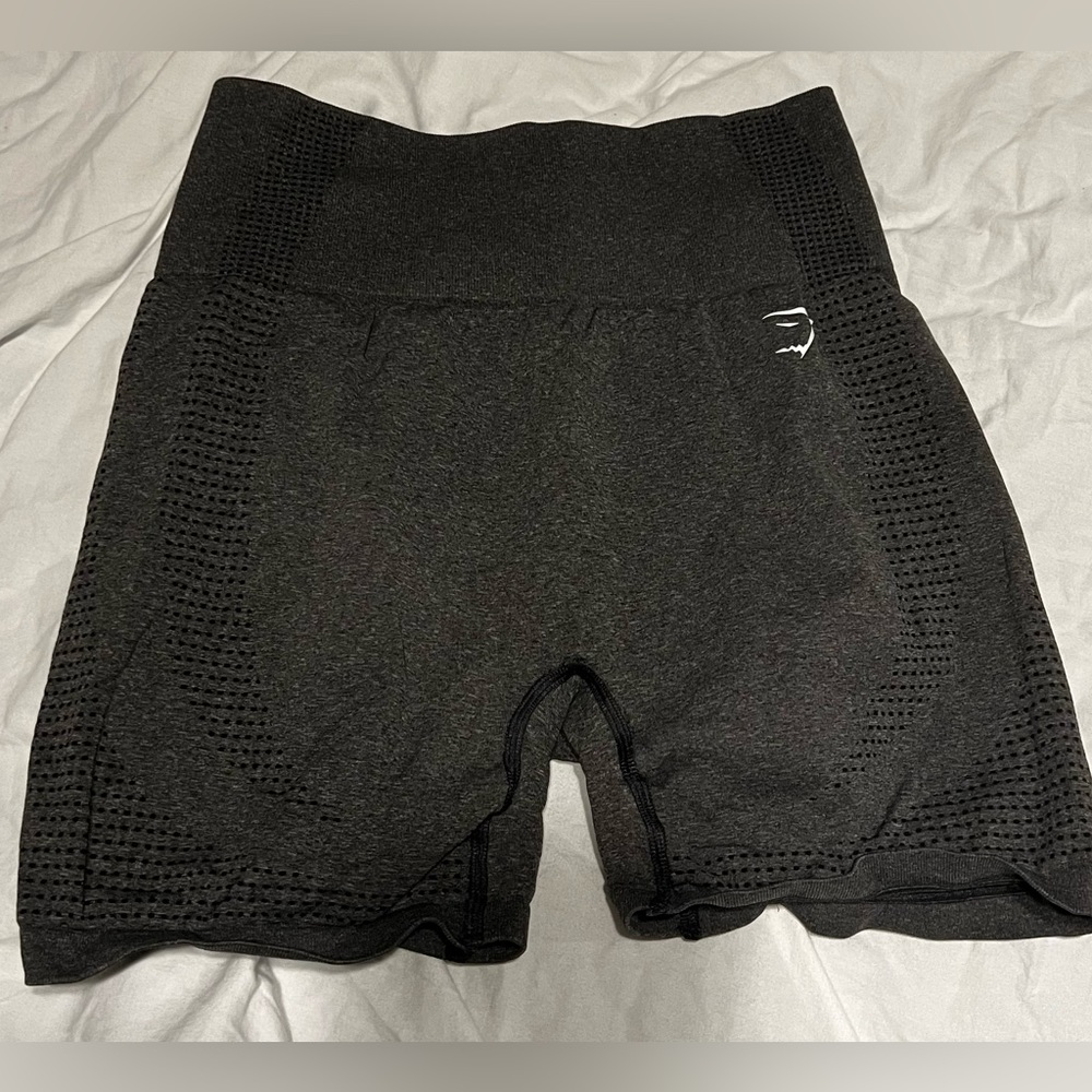 Gymshark Vital Seamless 2.0 Shorts Grey Marl Size Large